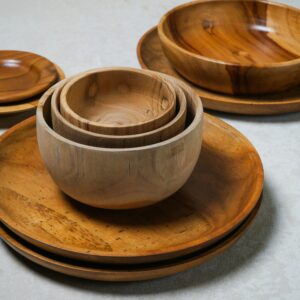 Stoneware Breakfast Bowl Set (Set of 4)